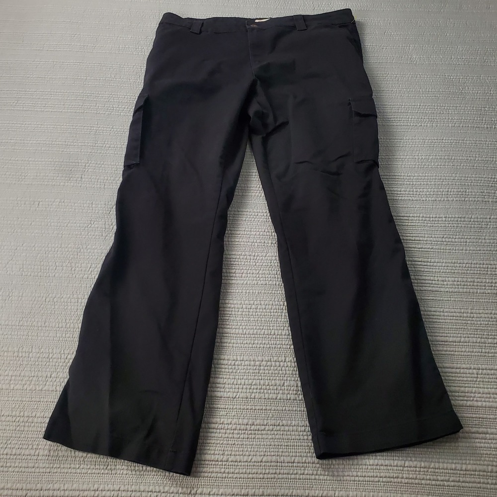 Dickies Cargo Pants Womens 14R Black Relaxed Fit Utility Workwear FP888BK
